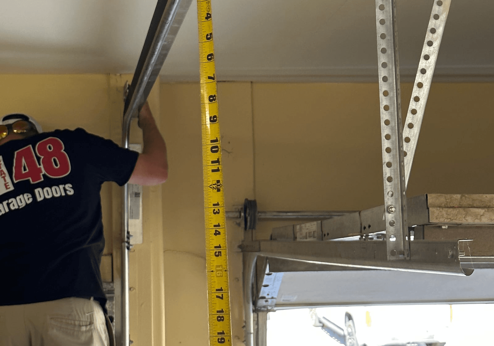 Garage Door Track Replacement