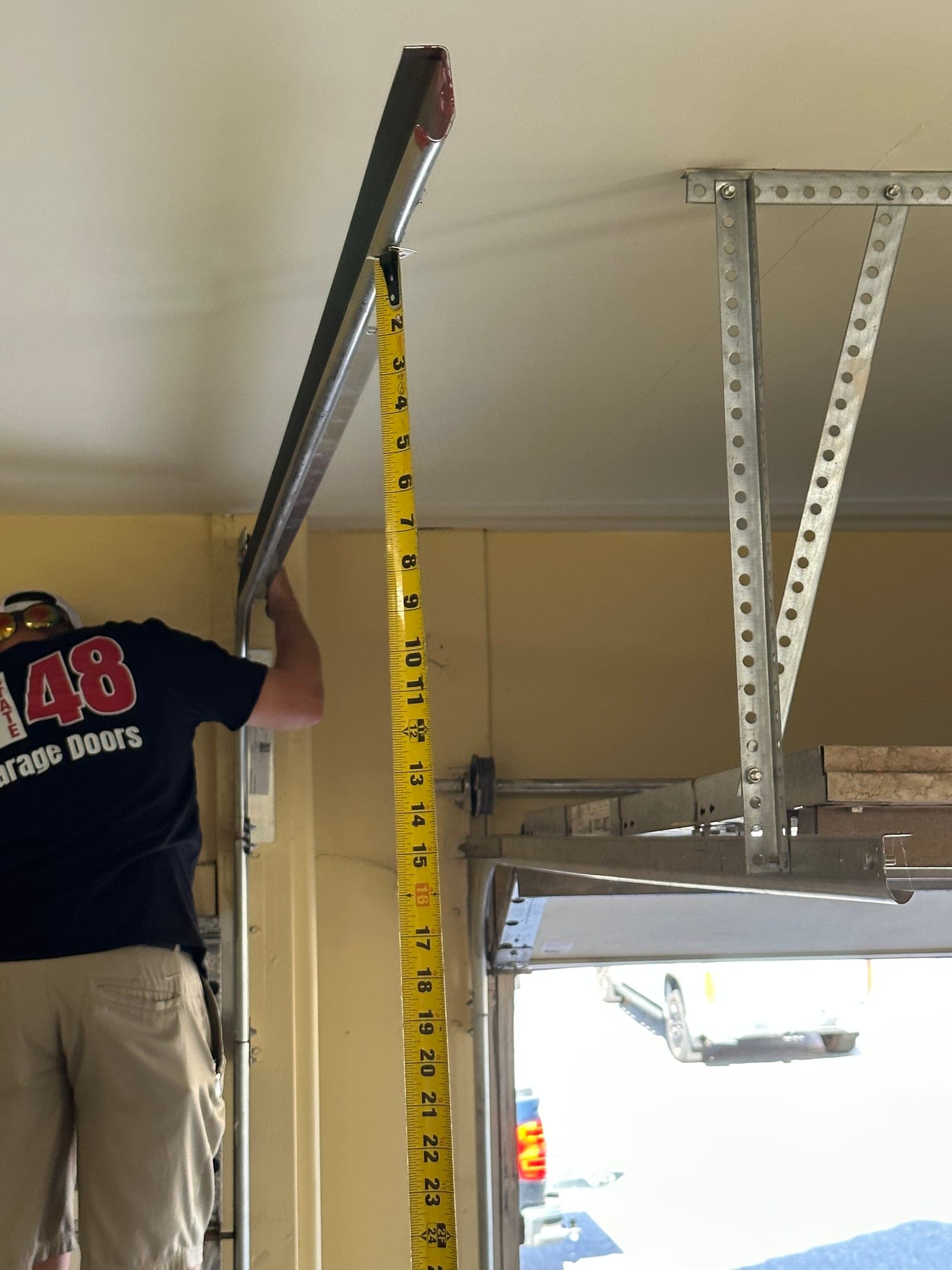 Garage Door Track Replacement