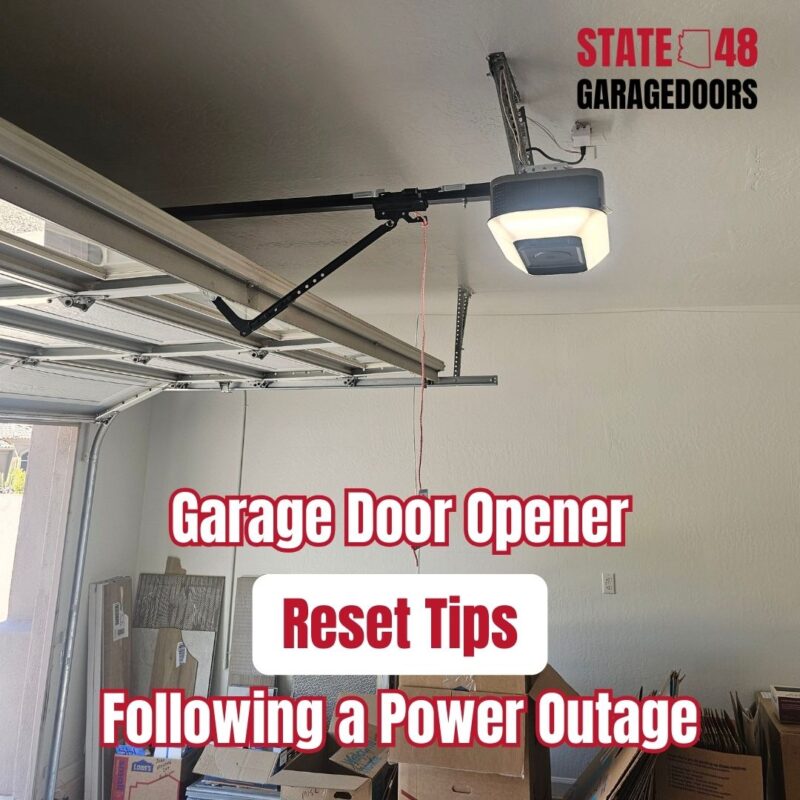 Garage Door Opener Reset Tips Following a Power Outage