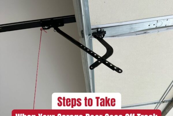 Steps to Take When Your Garage Door Goes Off Track