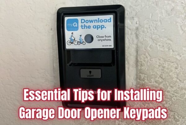 Essential Tips for Installing Garage Door Opener Keypads